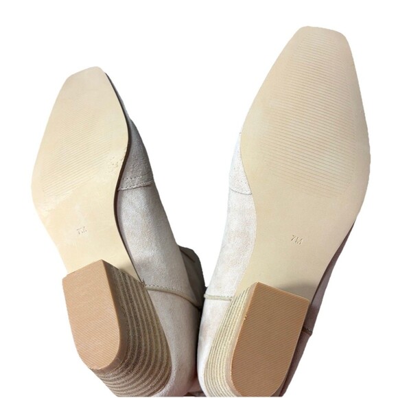 Steve Madden Dollie Womens Tall Tan Suede Western Boots Cowboy Block Heels Sz 7 - Picture 3 of 11